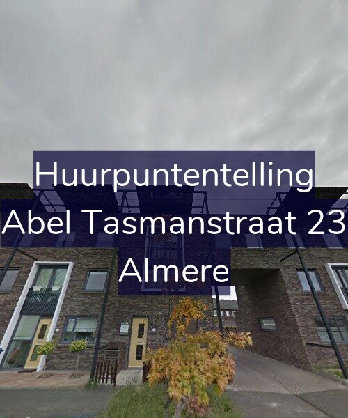 Foto gevel Huurpuntentelling voor Abel Tasmanstraat 23, Almere