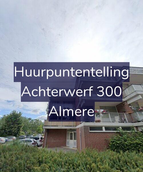 Foto gevel Huurpuntentelling voor Achterwerf 300, Almere