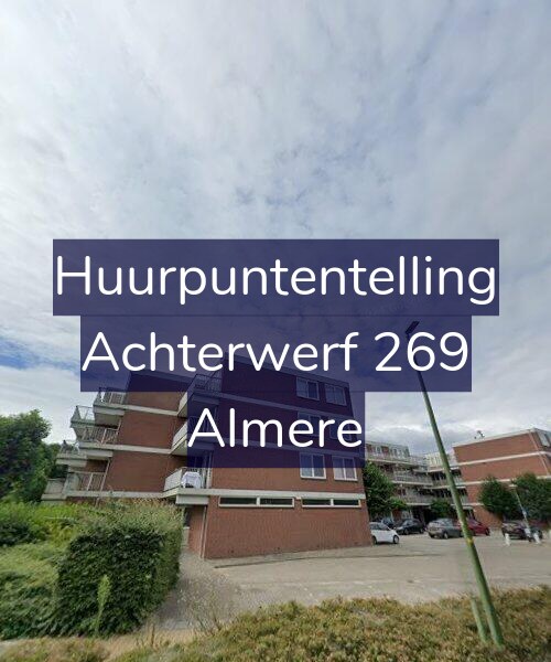 Foto gevel Huurpuntentelling voor Achterwerf 269, Almere