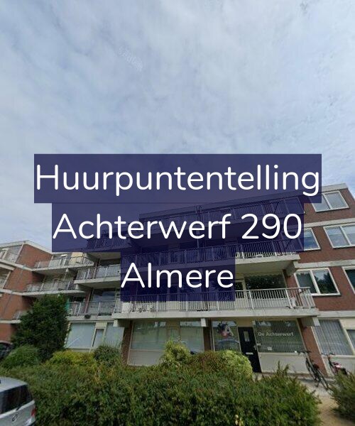 Foto gevel Huurpuntentelling voor Achterwerf 290, Almere