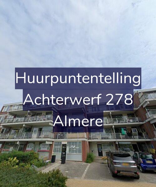 Foto gevel Huurpuntentelling voor Achterwerf 278, Almere
