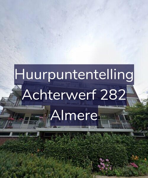 Foto gevel Huurpuntentelling voor Achterwerf 282, Almere