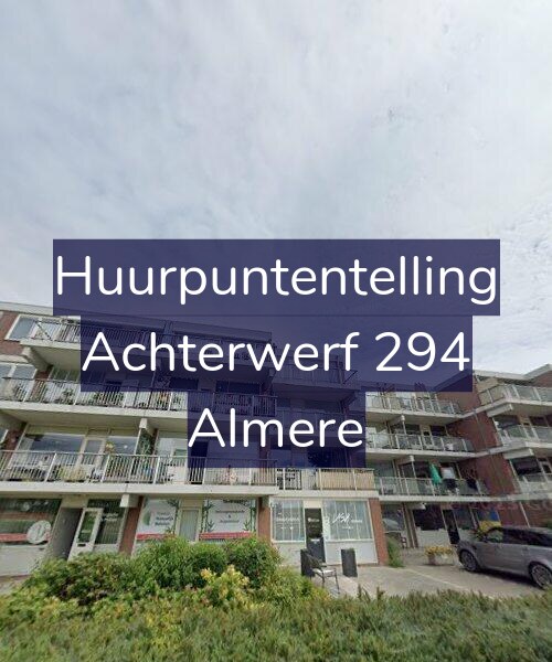 Foto gevel Huurpuntentelling voor Achterwerf 294, Almere