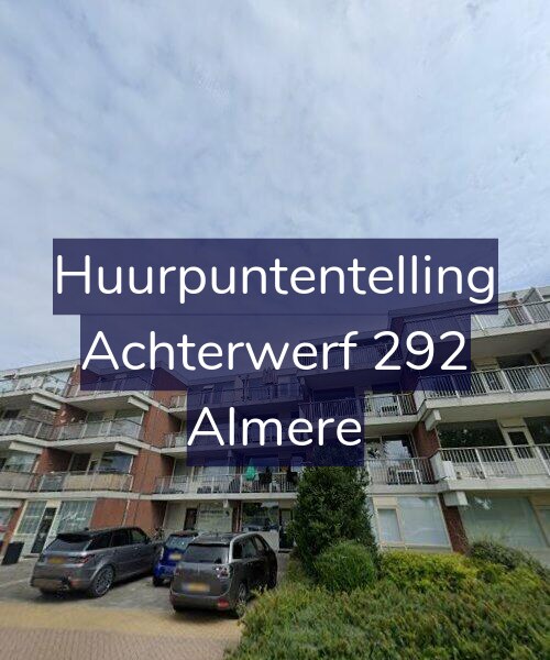 Foto gevel Huurpuntentelling voor Achterwerf 292, Almere