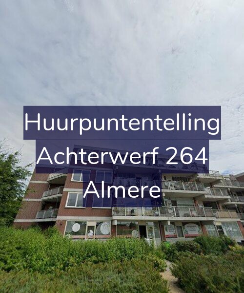 Foto gevel Huurpuntentelling voor Achterwerf 264, Almere