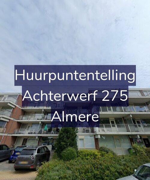 Foto gevel Huurpuntentelling voor Achterwerf 275, Almere