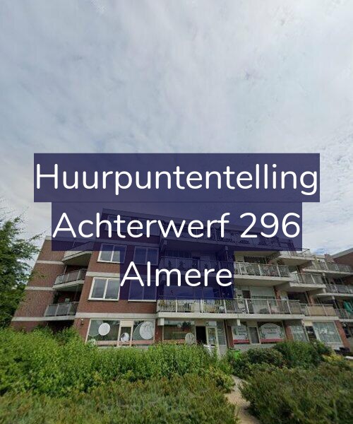 Foto gevel Huurpuntentelling voor Achterwerf 296, Almere
