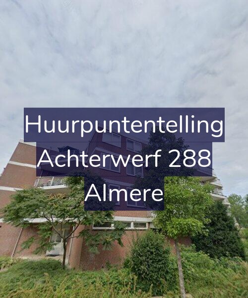 Foto gevel Huurpuntentelling voor Achterwerf 288, Almere