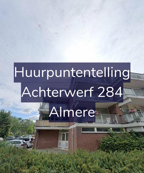 Foto gevel Huurpuntentelling voor Achterwerf 284, Almere