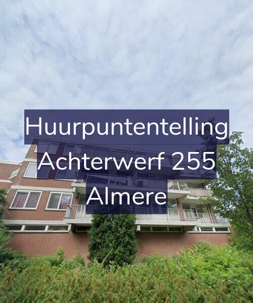 Foto gevel Huurpuntentelling voor Achterwerf 255, Almere
