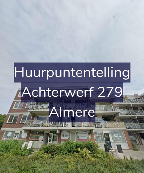 Foto gevel Huurpuntentelling voor Achterwerf 279, Almere