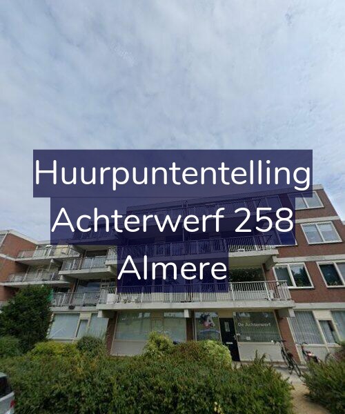 Foto gevel Huurpuntentelling voor Achterwerf 258, Almere