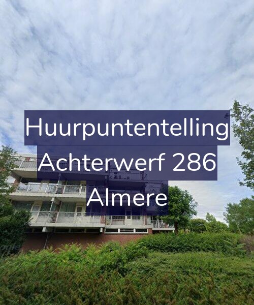 Foto gevel Huurpuntentelling voor Achterwerf 286, Almere