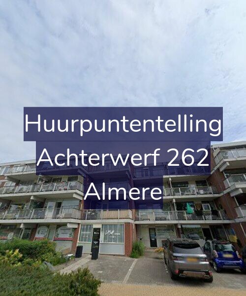 Foto gevel Huurpuntentelling voor Achterwerf 262, Almere