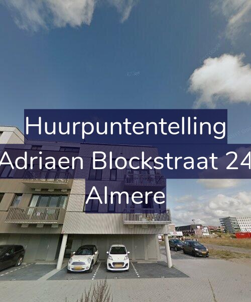 Foto gevel Huurpuntentelling voor Adriaen Blockstraat 24, Almere