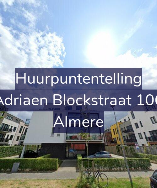 Foto gevel Huurpuntentelling voor Adriaen Blockstraat 106, Almere
