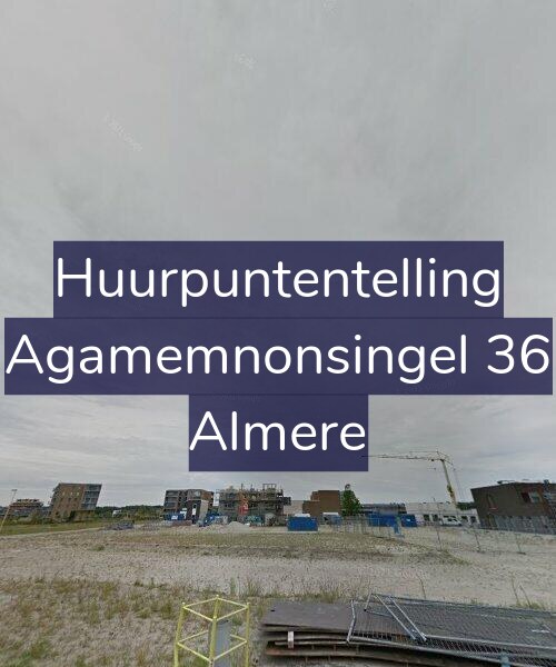 Foto gevel Huurpuntentelling voor Agamemnonsingel 36, Almere
