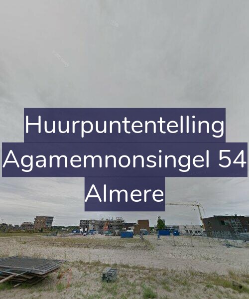 Foto gevel Huurpuntentelling voor Agamemnonsingel 54, Almere
