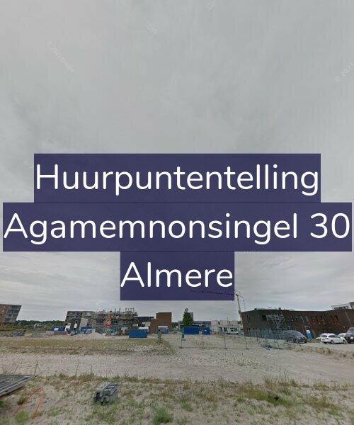Foto gevel Huurpuntentelling voor Agamemnonsingel 30, Almere