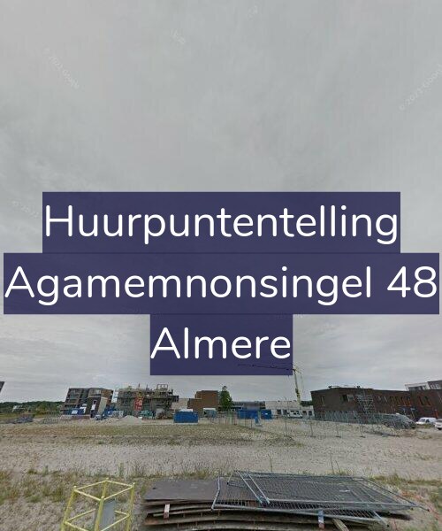 Foto gevel Huurpuntentelling voor Agamemnonsingel 48, Almere