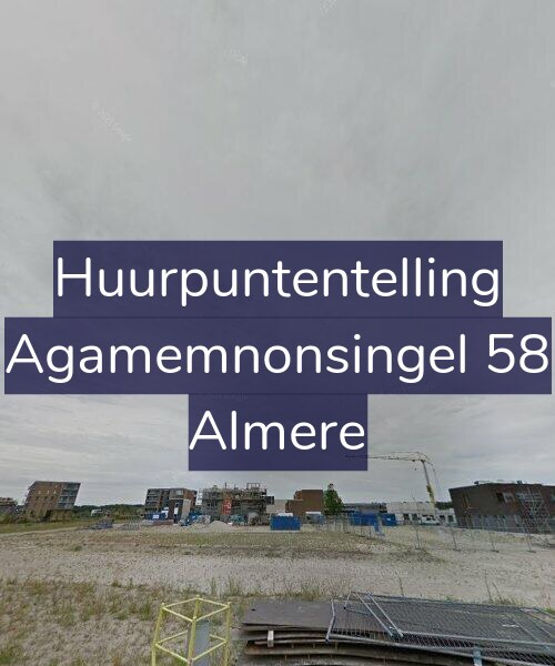 Foto gevel Huurpuntentelling voor Agamemnonsingel 58, Almere