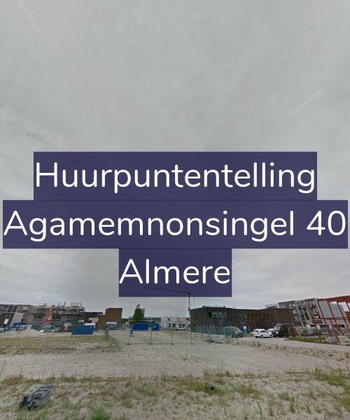 Foto gevel Huurpuntentelling voor Agamemnonsingel 40, Almere