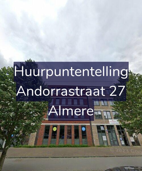 Foto gevel Huurpuntentelling voor Andorrastraat 27, Almere