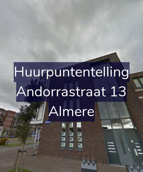 Foto gevel Huurpuntentelling voor Andorrastraat 13, Almere