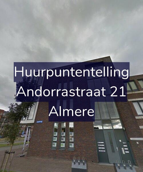 Foto gevel Huurpuntentelling voor Andorrastraat 21, Almere