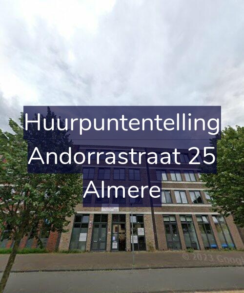 Foto gevel Huurpuntentelling voor Andorrastraat 25, Almere