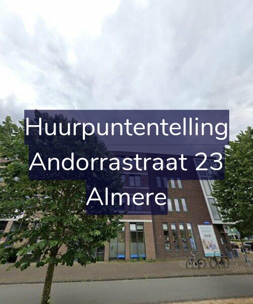 Foto gevel Huurpuntentelling voor Andorrastraat 23, Almere