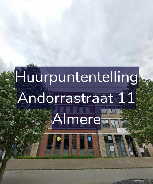 Foto gevel Huurpuntentelling voor Andorrastraat 11, Almere