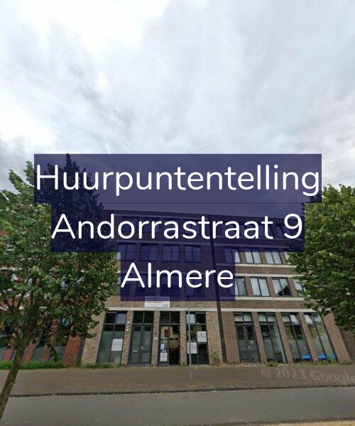 Foto gevel Huurpuntentelling voor Andorrastraat 9, Almere