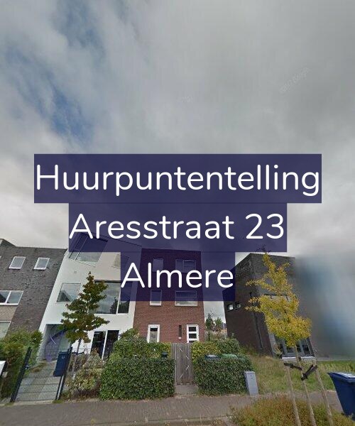 Foto gevel Huurpuntentelling voor Aresstraat 23, Almere