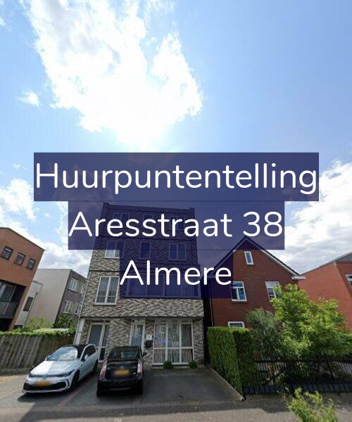 Foto gevel Huurpuntentelling voor Aresstraat 38, Almere