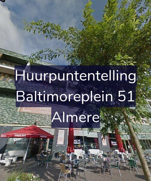 Foto gevel Huurpuntentelling voor Baltimoreplein 51, Almere