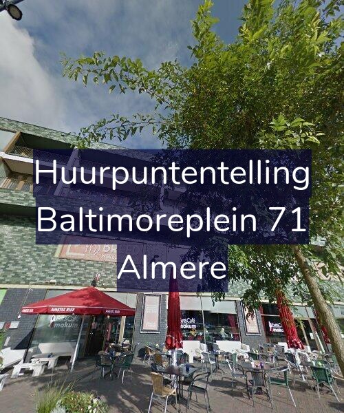 Foto gevel Huurpuntentelling voor Baltimoreplein 71, Almere