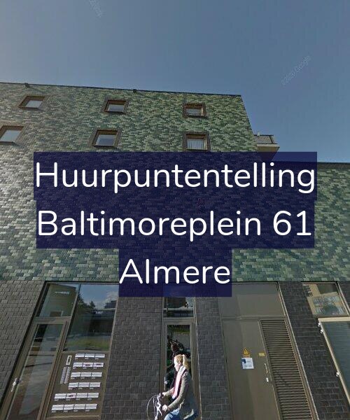 Foto gevel Huurpuntentelling voor Baltimoreplein 61, Almere