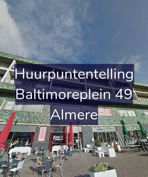 Foto gevel Huurpuntentelling voor Baltimoreplein 49, Almere