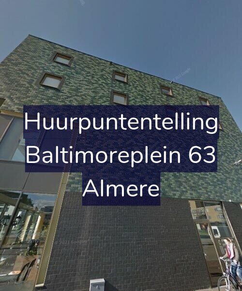 Foto gevel Huurpuntentelling voor Baltimoreplein 63, Almere