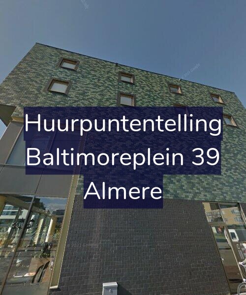 Foto gevel Huurpuntentelling voor Baltimoreplein 39, Almere