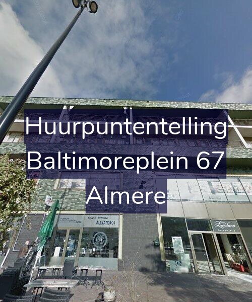 Foto gevel Huurpuntentelling voor Baltimoreplein 67, Almere