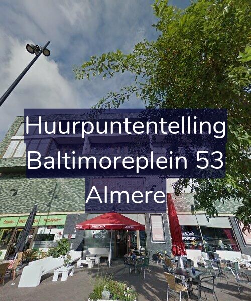 Foto gevel Huurpuntentelling voor Baltimoreplein 53, Almere