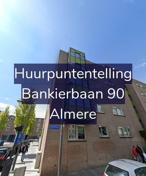 Foto gevel Huurpuntentelling voor Bankierbaan 90, Almere