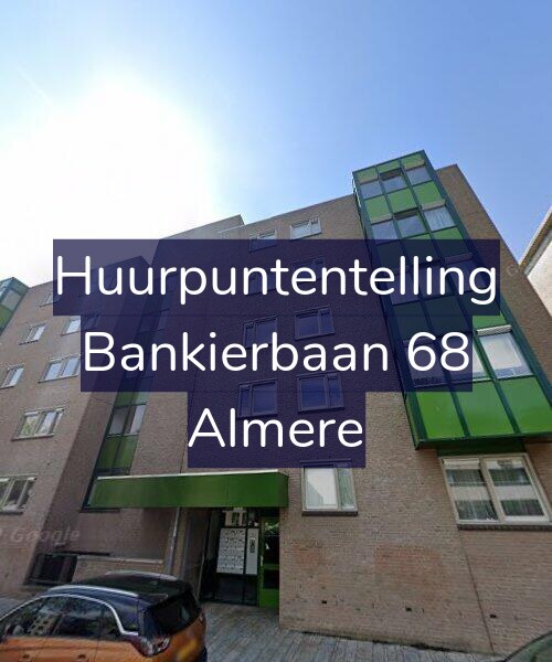 Foto gevel Huurpuntentelling voor Bankierbaan 68, Almere