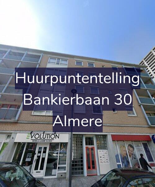 Foto gevel Huurpuntentelling voor Bankierbaan 30, Almere