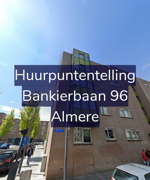 Foto gevel Huurpuntentelling voor Bankierbaan 96, Almere