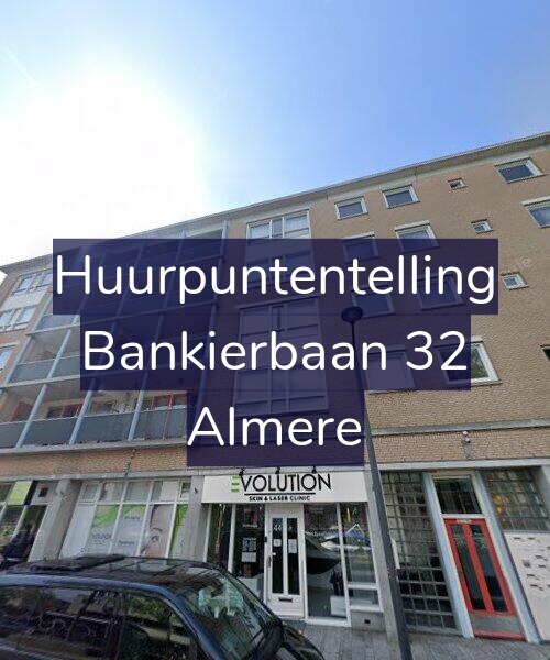 Foto gevel Huurpuntentelling voor Bankierbaan 32, Almere