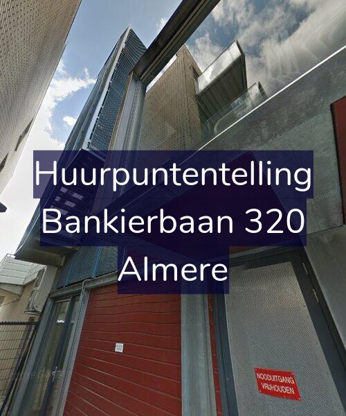 Foto gevel Huurpuntentelling voor Bankierbaan 320, Almere