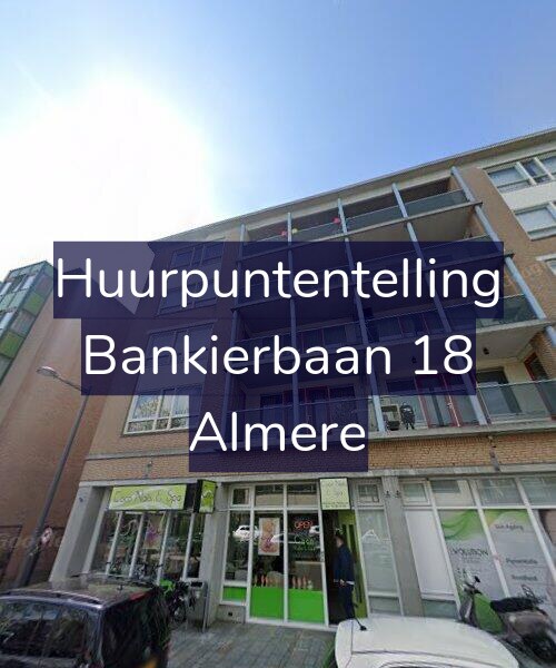 Foto gevel Huurpuntentelling voor Bankierbaan 18, Almere